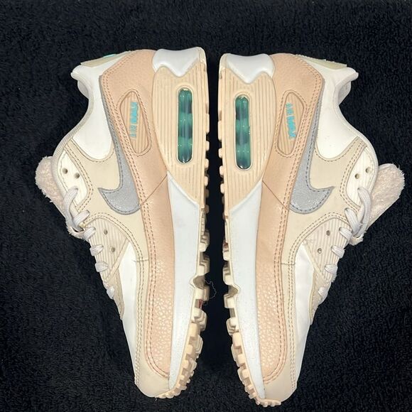 🔥 NIKE AirMax 90 Running Casual Sneaker Shoes Women Sz 8.5 - Pastel Colors - EU - Picture 12 of 16